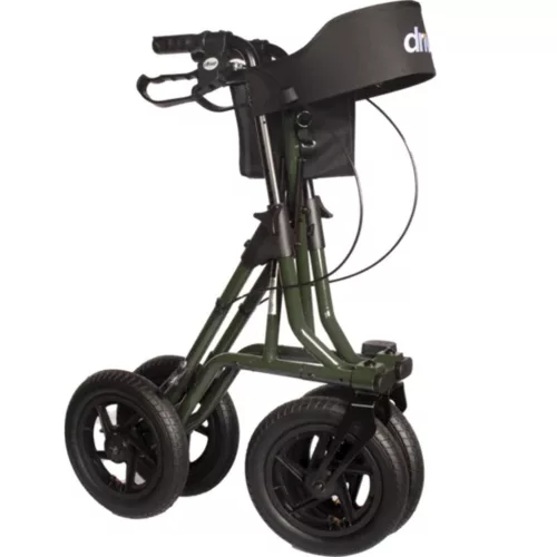 DRIVE TORRO ACTIVO kültéri rollátor 150 kgig - Méret kapri kék/tömör kerékkel