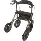 DRIVE TORRO ACTIVO kültéri rollátor 150 kgig - Méret fenyő zöld/tömör kerékkel