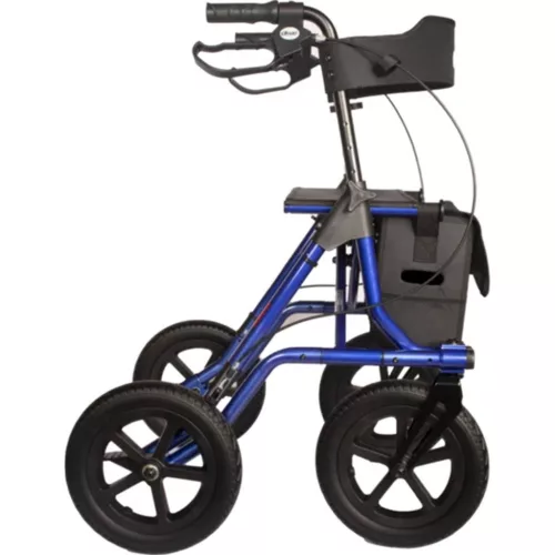 DRIVE TORRO ACTIVO kültéri rollátor 150 kgig - Méret fenyő zöld/tömör kerékkel