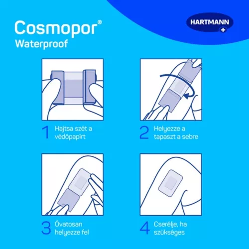 Cosmopor waterproof st. sebtapasz 7,2x5cm  5 db
