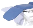 Lytus eletromos 3 részes vizsgálóágy, görgős, 200 kgig, 62cm széles - Méret fekete