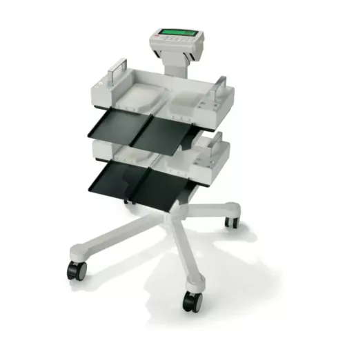 ADE M601020 elektronikus ágy mérleg szállítókocsival 500kgig