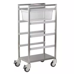 Steril kosár és doboz szállító kocsi 620x440x1145mm