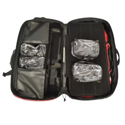 AB/RSI piros sürgősségi táska  nem felszerelt 63x35x27cm