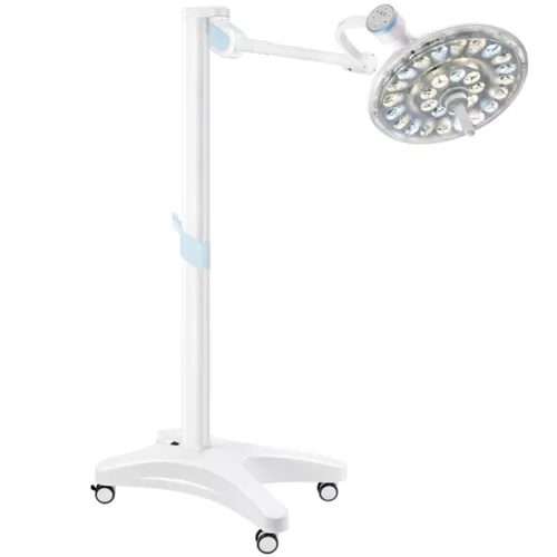 GIMALED 29 LED orvosi műtőlámpa  görgős álványon, akkutartóval