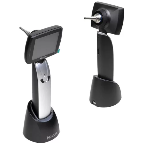 MD SCOPE videó otoscop MS102  ELITE PACK - Termék asztali töltő