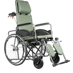 MOS  Kerekesszék dönthető  szoba wc 120 kgig/46cm beül
