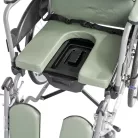 MOS  Kerekesszék dönthető  szoba wc 120 kgig/46cm beül