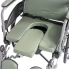 MOS  Kerekesszék dönthető  szoba wc 120 kgig/46cm beül