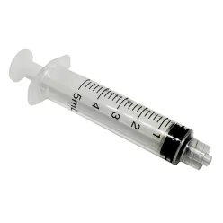 Fecskendő 5 ml 3 részes Luerlock conussal