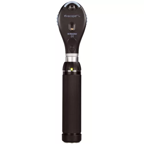 RIESTER  riscope® L2 oftalmoszkóp  XHL 2.5 V, Cnyéllel - Termék asztali töltő