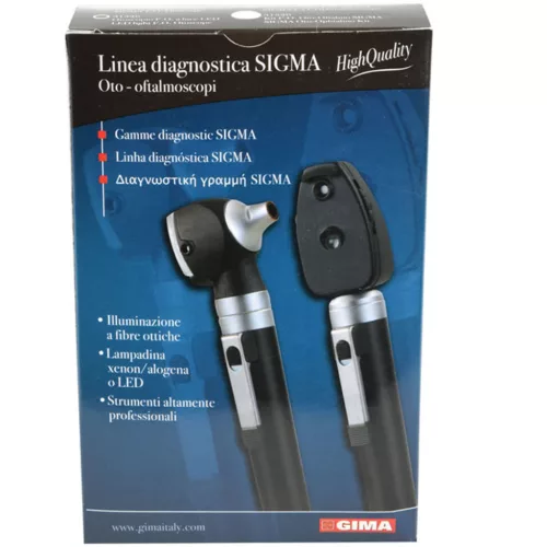 SIGMA F.O. otoscop  LED – fekete