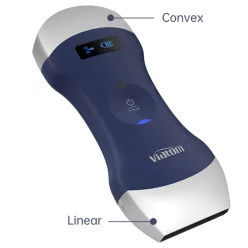   VIATOM lineáris/convex vezeték nélküli orvosi ultrahang 7.510 MHz / 3.55 MHz