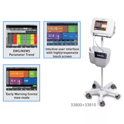 RIESTER betegörző monitor RVS100 NIBP + SpO2 + PRINTER