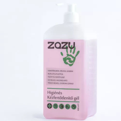 Zazu antibakteriális kézfertőtlenítő gél – 1000 ml