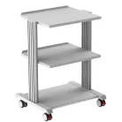 Műszerkocsi SMART CART 2polcos, 50x42 cm + alap