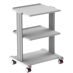 Műszerkocsi SMART CART 2polcos, 50x42 cm + alap