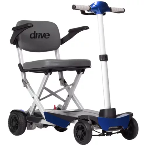 DRIVE MANUAL FOLD+ mozgássérült scooter 125 kgig - Szín Kék