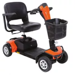   Elektromos mozgássérült scooter Mobility 210  350W  22Ah – fehér - Méret Narancs