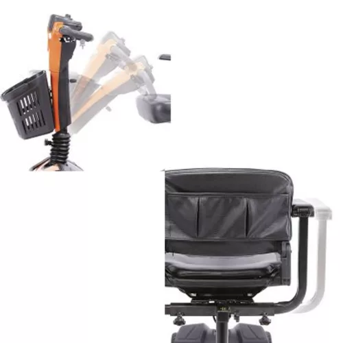 Elektromos mozgássérült scooter Mobility 210  350W  22Ah – fehér - Méret Narancs