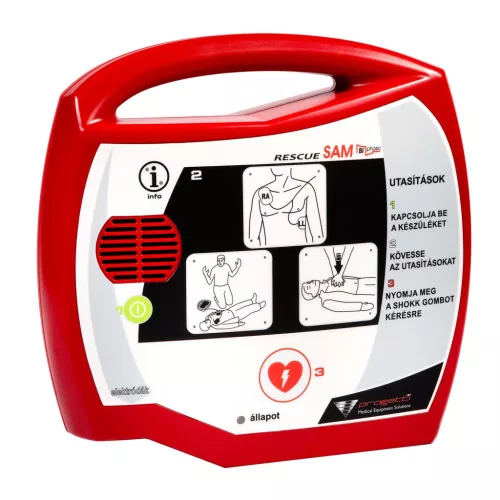 Defibrillátor RESCUE SAM félautomata 200J  hordtáskával - Termék PC modul