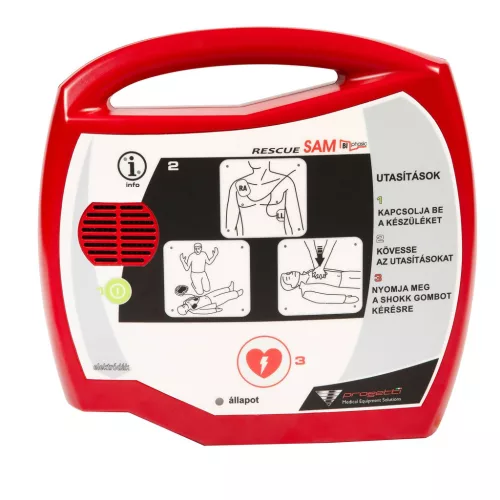Defibrillátor RESCUE SAM félautomata 200J  hordtáskával - Termék PC modul