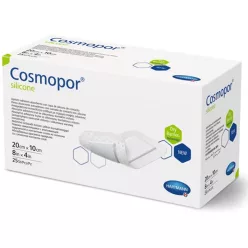 Cosmopor silicone szigetkötszer szilikonréteggel 20x10 cm