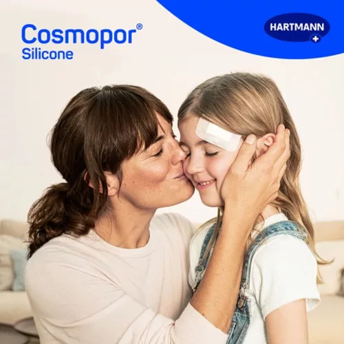 Cosmopor silicone szigetkötszer szilikonréteggel 7,2x5cm