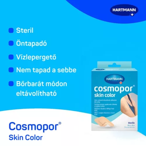 Cosmopor skin color bőrszínű sebtapasz 7,2x5cm  5db/doboz