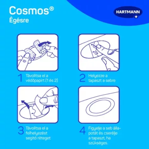 Cosmos tapasz égésre 8db/doboz   68x43mm
