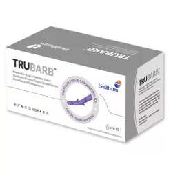   TRUBARB felszívodó varrat tűvel 3/0 félkör 1/2 tű 19mm  45cm  lila 6 db