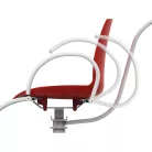 WUNDER DE20 elektromos székmérleg 250 kg  Class III  piros – standard