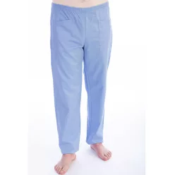 Nadrág orvosi, unisezex  pamut/polyester – világoskék
