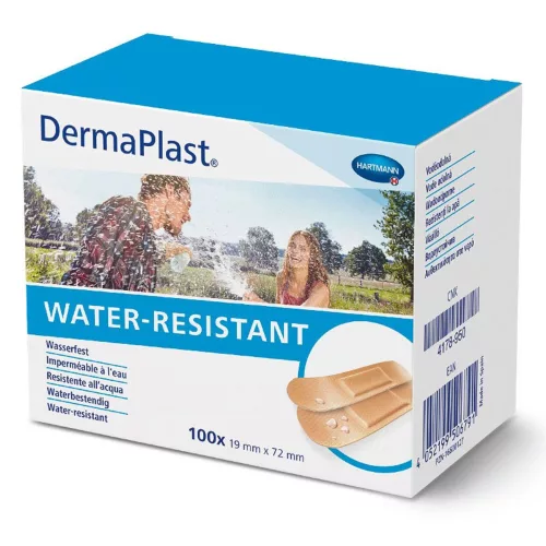 DermaPlast Waterresistant Vízálló steril sebtapasz 19x72mm
