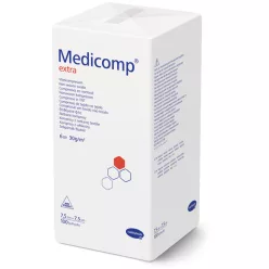   Medicomp Extra flísz sebfedő, 6rtg, NEM STERIL, 7,5x7,5cm (100db)