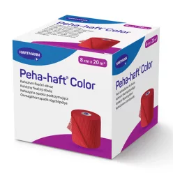   Pehahaft Color piros öntapadó kötésrögzítő pólya 8cmx20m