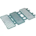 Kémcsőállvány műanyag 90 férőhelyes  1213mm
