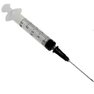 Fecskendő egyszer használatos 2,5 ml + 22 G 1 1/2 gumidugós