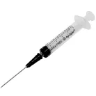 Fecskendő egyszer használatos 2,5 ml + 22 G 1 1/2 gumidugós