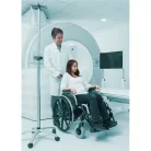 Kerekesszék műanyag MRI kompatibilis 130kgig / 3 Tesla