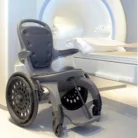 Kerekesszék EasyRoller műanyag MRI kompatibilis 150kgig