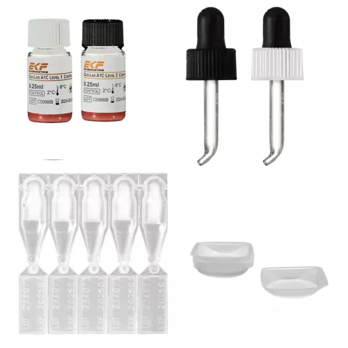 QuoLab™ HbA1c szint mérő kislabor készülék - Méret kontrol kit