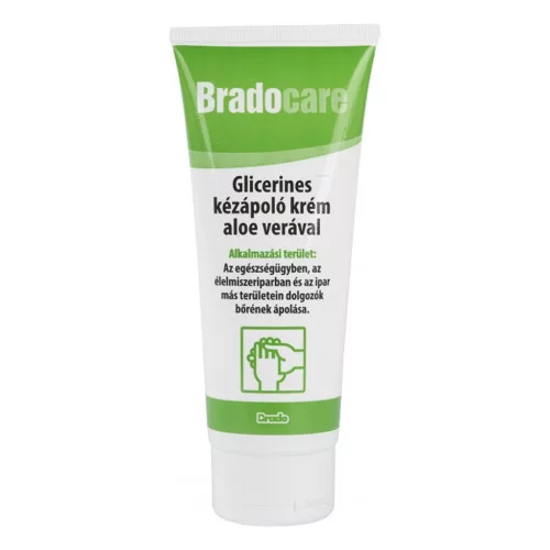 Bradocare kézápoló krém 100ml munkavédelmi aloe vera