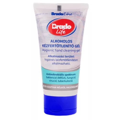 Bradolife kézfertőtlenítő gél 50ml tubusos