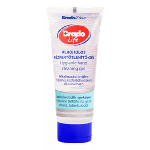Bradolife kézfertőtlenítő gél 100ml tubusos