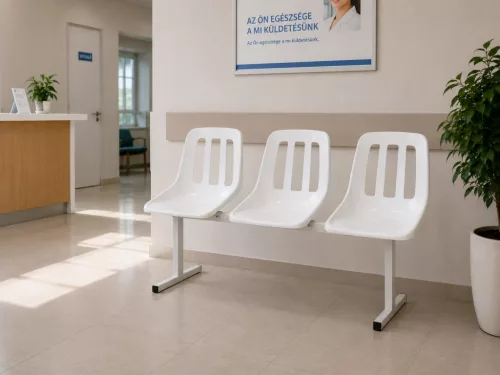 Várótermi pad 3 üléses Vario ülőkével