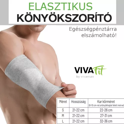 Elasztikus könyökszorító ( Vivafit)
