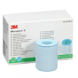   3M™ Micropore™ S Surgical ragtapasz, 27701, 2,5 cm x 5 m, 12 tekercs