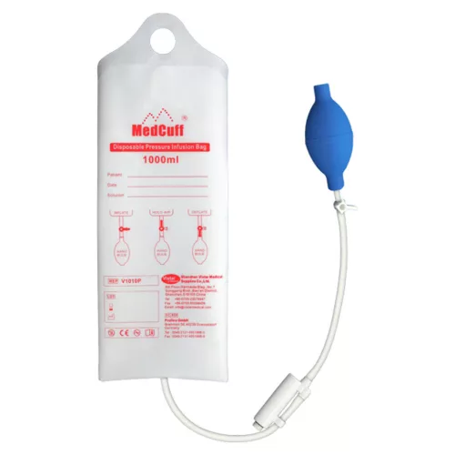 GIMA egyszer használatos infúziós, túlnyomásos mandzsetta 1000ml/50db