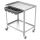 INOX műszer asztal, rozsdamentes 70x50xh 82 cm